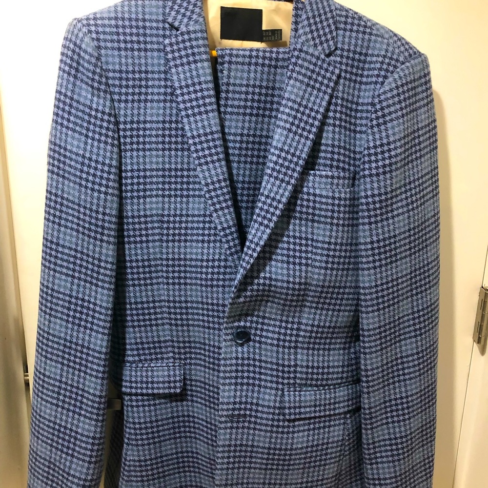 Three-Piece, Slim-Fit Wool Suit